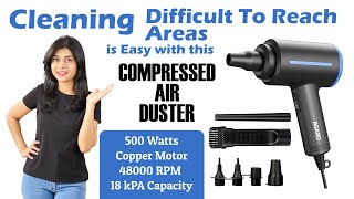 Powerful Compressed Air Duster for Cleaning  AGARO Compressed Air Duster [upl. by Otir]