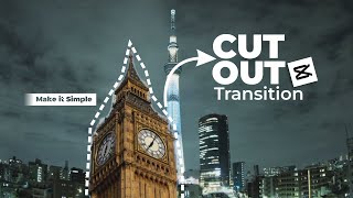 How to Make Cut Out Transitions in CapCut  Join TikTok Trend [upl. by Mil]