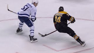 Jake DeBrusk powers his way for goahead goal in Game 7 [upl. by Inat]