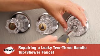 Repairing a Leaky TwoThree Handle TubShower Faucet [upl. by Kowtko]