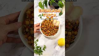 ENSALADA DE GARBANZOS BERENJENA Y PIMIENTO [upl. by Einafets914]