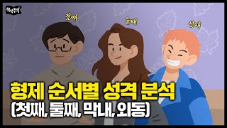 심리학자가 말하는 형제 순서별 성격 분석 첫째 둘째 막내 외동 성격 바꾸는 방법 [upl. by Brosine893]