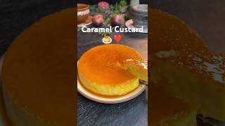 Caramel Custard 🍮 caramel caramelcustard caramelpudding sweet sweetrecipe caramelpuddingrecipe [upl. by Aivartal]