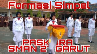 Paskibra Formasi Pengibaran Bendera Simpel Keren Terbaik Mudah Gampang [upl. by Joerg]