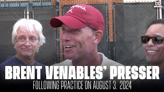 Brent Venables PostPractice Press Conference  August 3 2024 [upl. by Lotty]