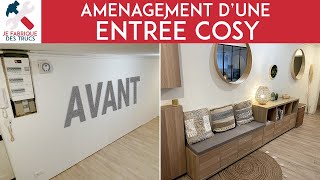 Aménagement de lentrée de notre appartement avec des Kallax dIkéa et bien plus [upl. by Ahsot578]