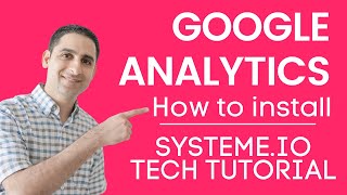 How to install Google Analytics with Systemeio 🌍 Tech Tutorial [upl. by Lehman]