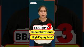 💥Top BBA Specializations With High Paying Jobs in 2024🥳Best BBA Careers Shorts BBA2024 BBAFees [upl. by Damahom]