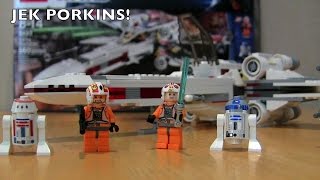 Hyperlapse Building The Lego X Wing Fighter Unboxing  Review  Lego Buils  Reviews  Konas2002 [upl. by Vivica]