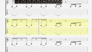 Coal Chamber Sway GUITAR 1 TAB [upl. by Aryhs956]