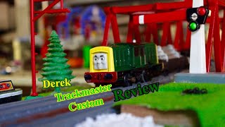 Trackmaster Custom DEREK review  Thomas and friends [upl. by Crockett]