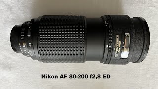 Nikon 80 200 f28 ED [upl. by Ahsienom270]