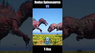 REDUX SPINOSAURUS vs T REX n DEINOSUCHUS Tyzaew Short ArkSurvivalAscended [upl. by Fates832]