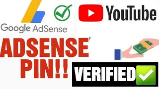 😊ADSENSE PIN VERIFICATION adsense adsensepinverification adsensepin adsenseearning [upl. by Eduj]