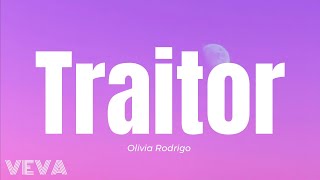 Olivia Rodrigo  Traitor lyrics quotYou betrayed mequot [upl. by Laden932]