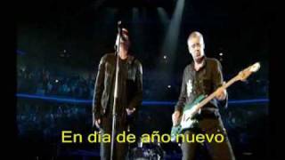 U2  New years day  Chicago Sub español HQ [upl. by Jamill]