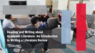 TGA Reading and Writing about Academic Literature An Introduction to Writing a Literature Review [upl. by Polky]