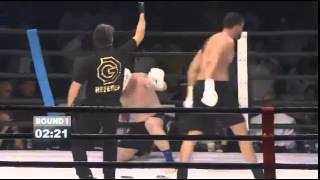 Badr Hari vs Peter GRAHAM 2014 Finale Ko [upl. by Yragerg555]