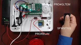 SYSCOM Alarma Vecinal con aplicación que identifica quien la activó panel PRO4GLTEM [upl. by Davies]