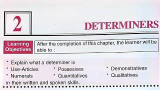 Determiners  All exercises 1 to 35 Solved  Class 11 and 12  English Grammar  PSEB English [upl. by Kielty]