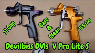 DV1s Versus Pro Lite S Sri Pro Lite Devilbiss Mini Sprayguns [upl. by Gnik]