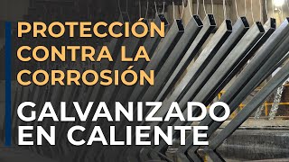 GALVANIZADO EN CALIENTE paso a paso protección para ACERO contra corrosión  Estructuras solares [upl. by Yrtnej181]