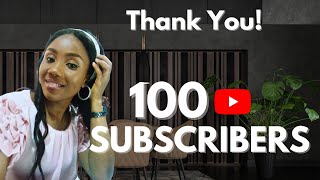 100 Amazing Subscribers  Appreciation  Thank You [upl. by Sherourd229]