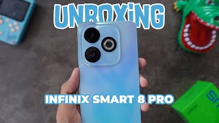 MAKIN PRO  UNBOXING INFINIX SMART 8 PRO [upl. by Nochur]