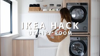 We Finished Our Utility  AN IKEA HACK [upl. by Aneehta725]