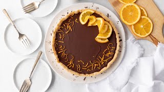 GlutenFree Orange Chocolate Tart [upl. by Blanc]