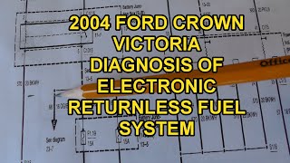 Diagnostics of Ford Crown Vic Electronic Returnless Fuel System [upl. by Faith]