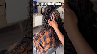 How To Half Braids Half Weave🌟Neat Stitches Braids amp Wrap Around Tutorial Ftulahair [upl. by Gabby867]