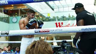 ON THE COMEBACK TRAIL Frank Buglioni hard at work  Whyte vs Parker Workout [upl. by Atinaj186]