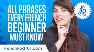 100 Phrases Every French Beginner MustKnow [upl. by Accber]