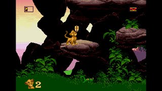 The Lion King Genesis Enhanced Color Hack Level 1 The Pridelands [upl. by Clein382]