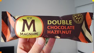 Magnum Double Chocolate Hazelnut Ice Cream Review [upl. by Specht]