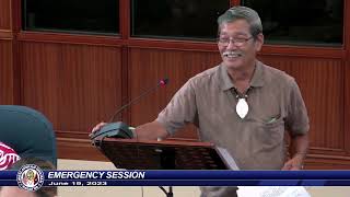 37th Guam Legislature Emergency Session  June 19 2023 PT1 [upl. by Bernarr242]