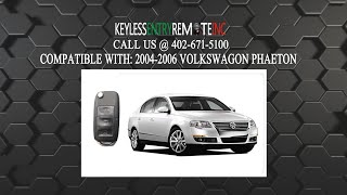 How To Replace Volkswagon Phaeton Key Fob Battery 2004 2005 2006 [upl. by Anwahsiek]