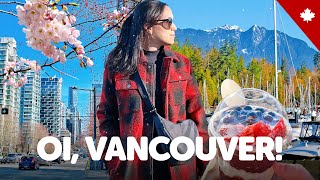 Não tem como VANCOUVER ser uma cidade barata 🥴 • VLOG • Paula no Canadá [upl. by Ocihc458]