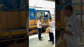 Exchange Caution Order🔥 railway locomotive bangladeshrailway locomaster locopilot railfans [upl. by Nanerb]