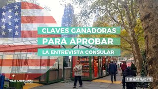 ⏰Entrevista consular de 5 minutosTe daremos 3 TIPS para que apruebes la Visa Americana como un PRO🎯 [upl. by Teerprah]