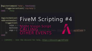 FiveM Scripting 4  Night Vision Script LUA [upl. by Lirbij465]