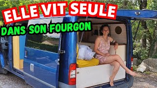 Marie 28 Ans VIT amp VOYAGE SEULE dans son FOURGON AMÉNAGÉ  vanlife FEMMES LIBRE vantour liberté [upl. by Gage798]