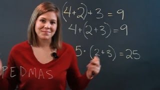 What Does an Addition Problem in Parenthesis Mean  Fractions amp Percentages [upl. by Yelwar]