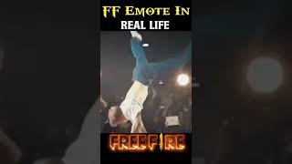 ff emote in real life in free fire freefire satvik shorts [upl. by Eidlog107]