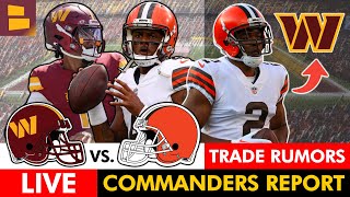 Commanders Report LIVE TRADE For Davante Adams or Amari Cooper  Week 5 Preview vs Browns [upl. by Stauffer]