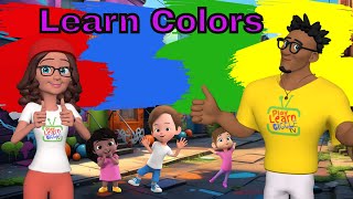 Learn Colors with Fun 🌈  Educational Video for Toddlers amp Preschoolers to learn colors 🎨 [upl. by Balling]