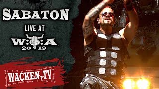 Sabaton  3 Songs  Live at Wacken Open Air 2019 [upl. by Hanahs]