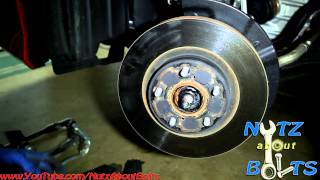 20122014 Toyota Camry Front brakes remove and install [upl. by Borek]