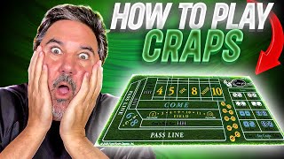 How To Play Craps For BEGINNERS SUPER SIMPLE LESSON [upl. by Lasser]